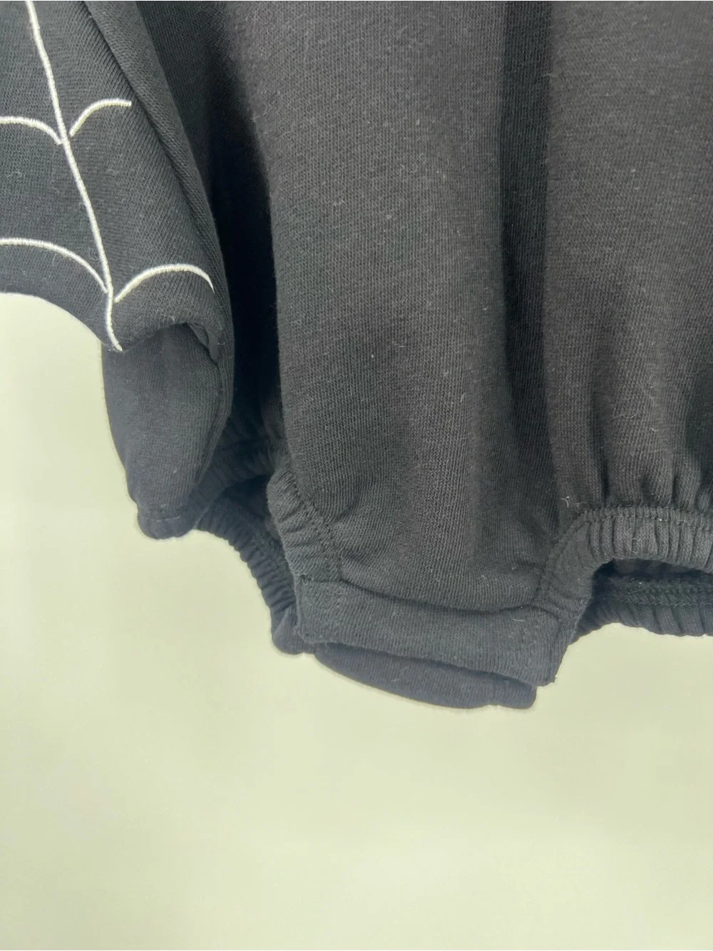 Old Navy Black Bat Hooded Romper with Web Wings